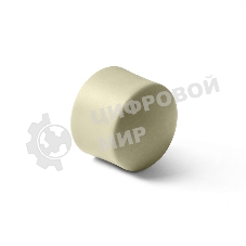 Заглушка 50 полипропиленовая PPR белая PRO AQUA