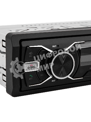 Автомагнитола ACV AVS-601UBM, 1 DIN, Bluetooth, USB Type-A, AUX, пульт ДУ