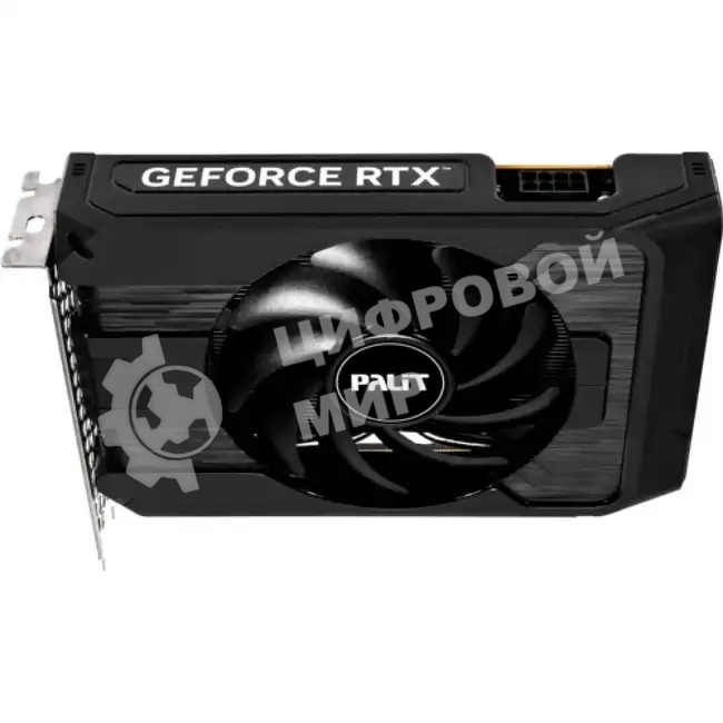 Видеокарта Palit GeForce RTX 5050 StormX, NVIDIA RTX 5050, 8 ГБ GDDR6, 128 бит, PCI-e 5.0, 1xHDMI, 3xDP, 2572 МГц