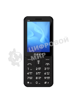 Мобильный телефон Maxvi C38 черный