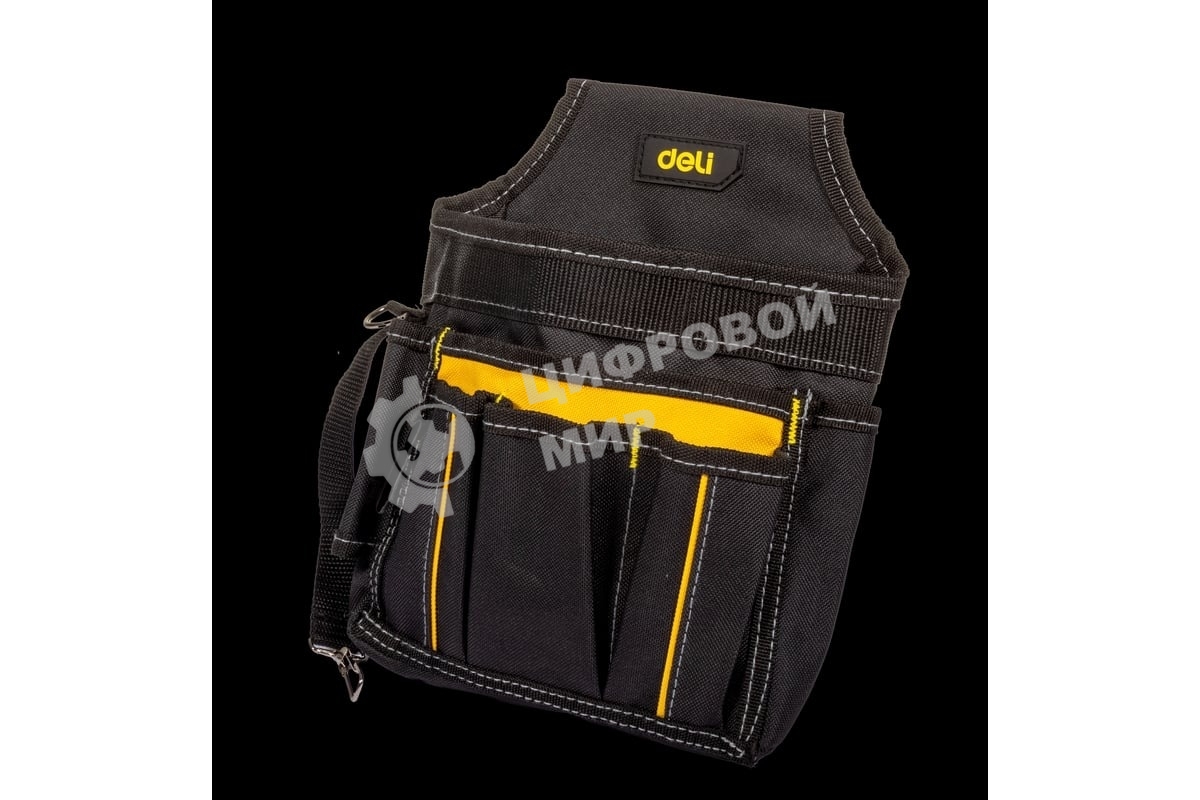 Поясная сумка монтажника Deli DLP08