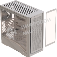 Компьютерный корпус Formula V Line Air Power G9 DUO PA White, ATX, TYPE-C*1, USB3.0*2, MESH/GLASS FRONT PANEL, FRONT 3x PERFORMANCE ARGB, REAR 1x PERFORMANCE ARGB