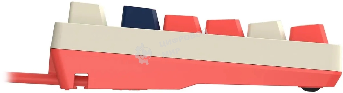 Клавиатура проводная A4Tech Bloody AT87 Proxy Boom USB бежевый/красный