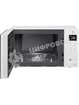 Микроволновая печь LG MW25R35GISW белый/черный, 25 л, 1000 Вт, переключатели - сенсор