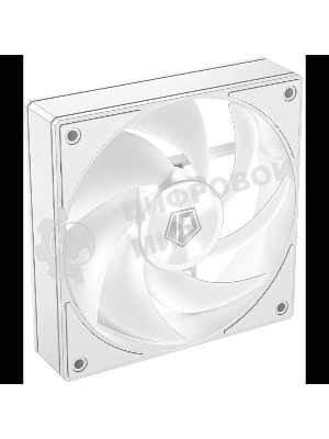 Вентилятор для корпуса ID-COOLING AF-1230-W белый, 120 мм, 2000 об/мин, 31.1 дБ, 4 pin