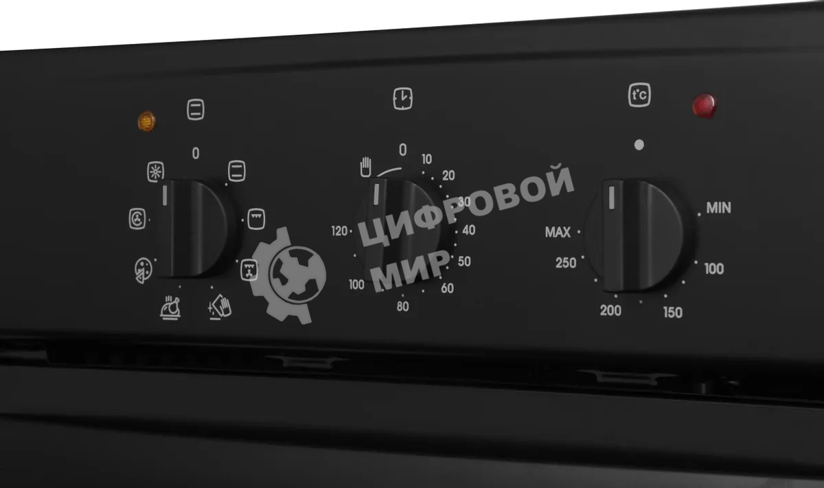 Духовой шкаф электрический Gefest 602-01 А черный, встраиваемый