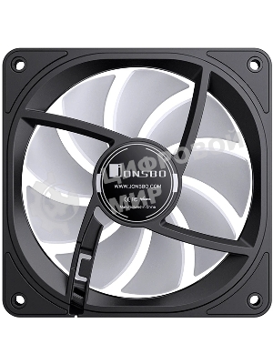 Вентилятор для корпуса JONSBO FR-606BR Reverse (120x120x25мм, 4-pin PWM, ARGb, 35.99CFM, 26.5dBA, 1500RPM, черный)