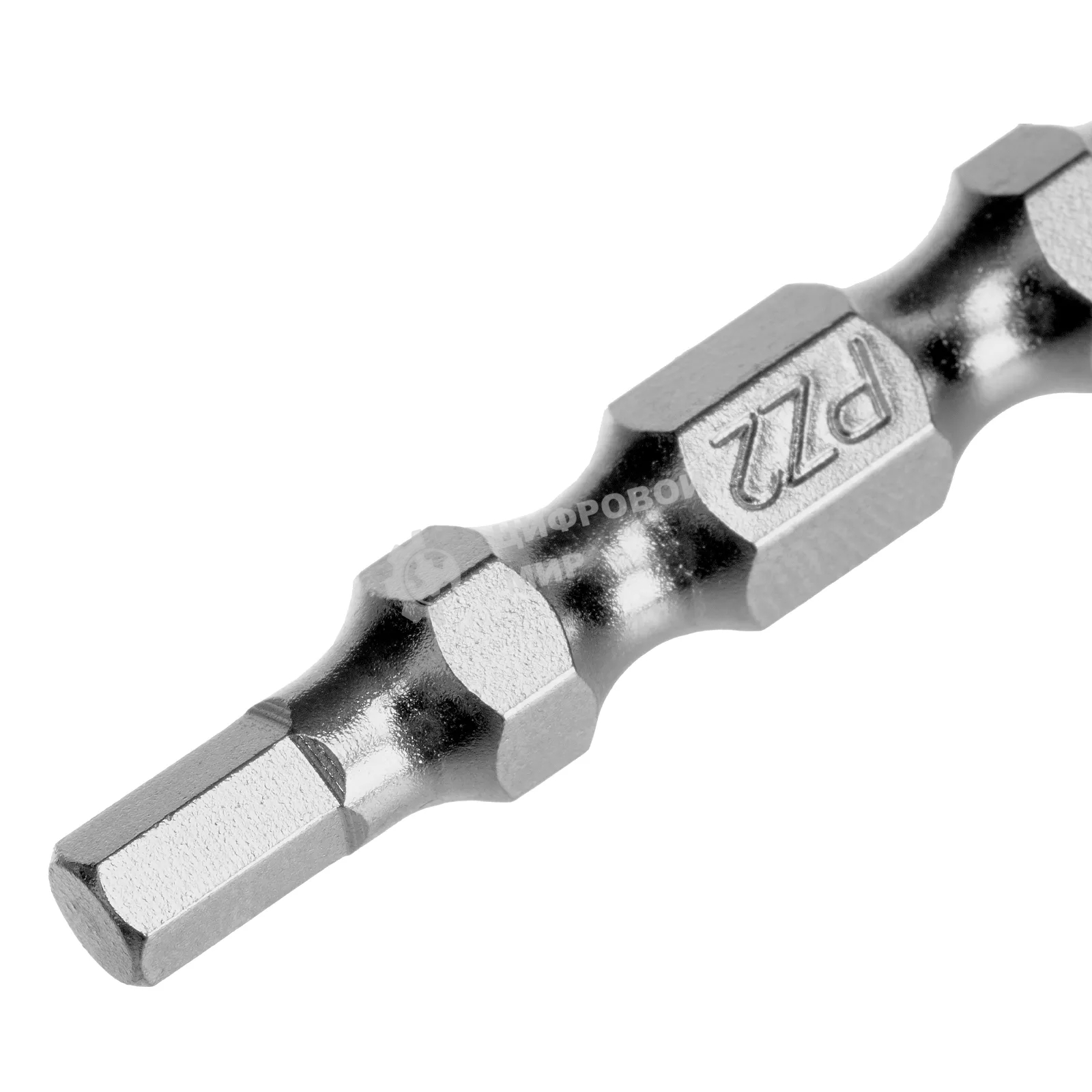 Набор бит двухстор. Gross PH2-T30х45мм, PZ2-H4х45мм, сталь S2, 2 шт.