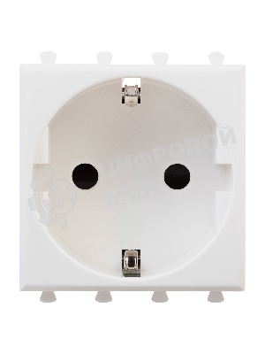 Розетка ДКС 4400002 2 мод. 2P+E Avanti 