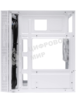 Компьютерный корпус 1STPLAYER FIREBASE X1 белый, mATX, 3x120мм LED fans
