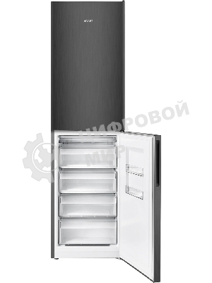 Холодильник Atlant ХМ-4625-151 черный металлик двухкамерный 205/159л морозилка снизу