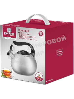 Чайник для плиты металлический Rondell Coupage RDS-1832 2.8 л. стальной