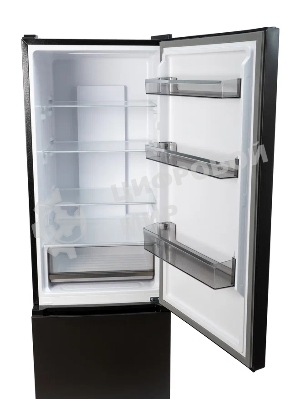 Холодильник Smile SRF378DI графит двухкамерный 240/95л морозилка снизу, No Frost