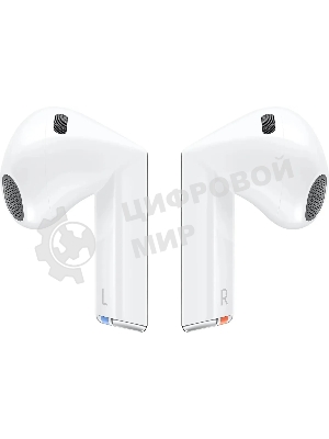 Наушники TWS Samsung Galaxy Buds3 белый, вкладыши, Bluetooth, активное шумоподавление, до 5 ч