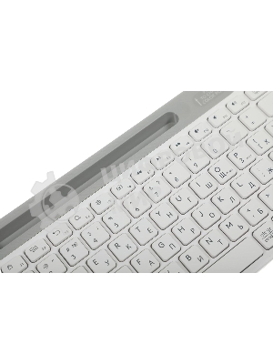 Клавиатура проводная A4Tech Fstyler FK25, USB, белый/серый