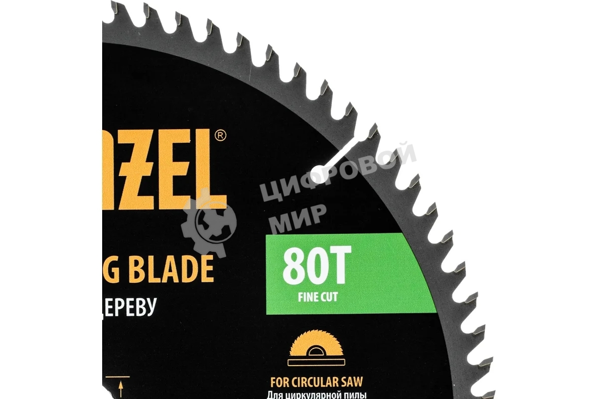 Пильный диск по дереву Denzel ф305 х 32 мм, 80 зубьев 733697