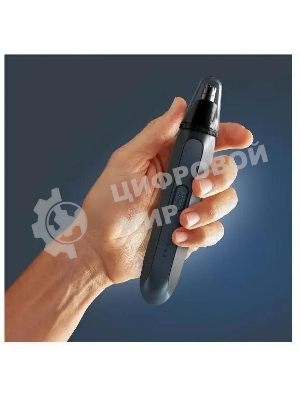 Триммер Rowenta TN3720E0 черный/серый (насадок в компл:1шт)