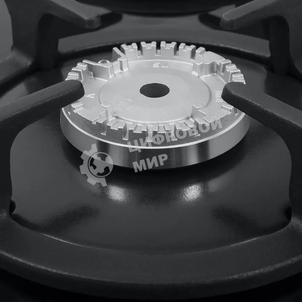 Газовая варочная панель Maunfeld EGHG.32.1CB/G, 2 конфорки, закаленное стекло, черный