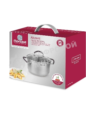 Кастрюля с/кр 20 см 3,1 л Rondell RDS-1388 Akzent