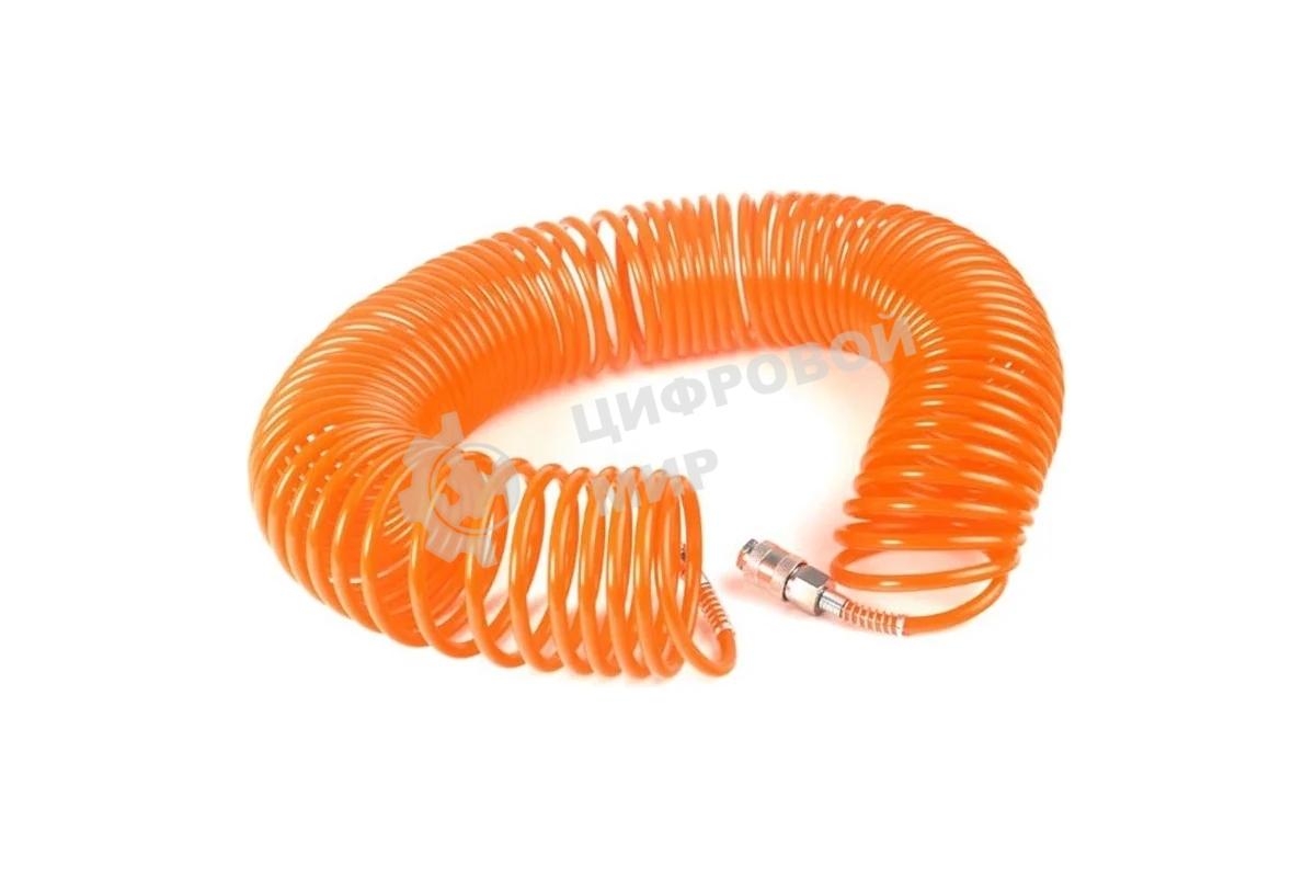 Шланг спиральный для пневмоинструмента PATRIOT PU 156x8мм полиамид быстросъем.