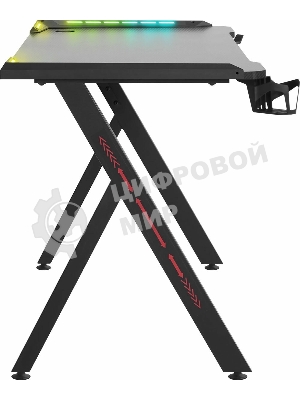 Стол игровой Defender EXTREME RGb черный