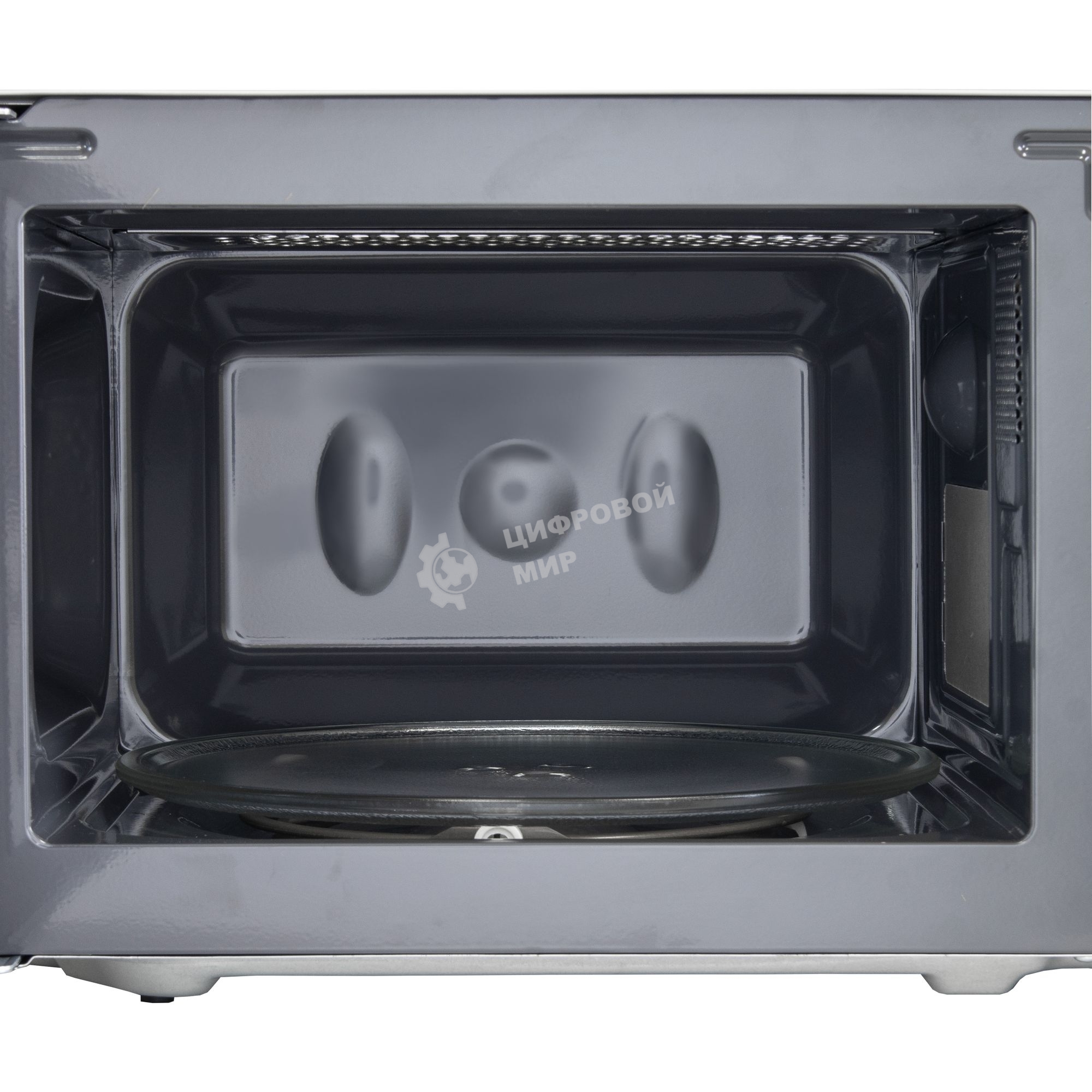 Микроволновая печь BBK 20MWG-740M/S серебро, 20 л, 700 Вт, переключатели - поворотный механизм
