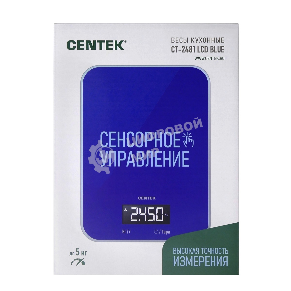 Весы кухонные Centek CT-2481 LCD BLUE