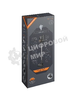 Пылесос вертикальный Leonord LE-1416 DC серый, питание от аккумулятора, 230 Вт, уборка суxая/влажная, пылесборник 0.5 л