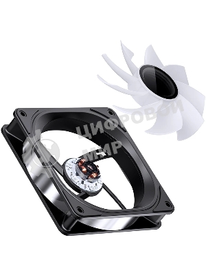 Вентилятор для корпуса JONSBO FR-606BR Reverse (120x120x25мм, 4-pin PWM, ARGb, 35.99CFM, 26.5dBA, 1500RPM, черный)