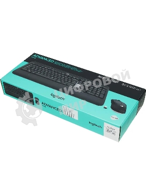 Комплект клавиатура+мышь Logitech MK540 беспроводной, USB, 1000 DPI, чёрный