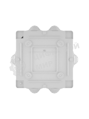 Коробка ответвительная DKC 53801 с 6 кабельными вводами д.25мм IP55 100х100х50мм