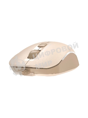 Мышь проводная A4Tech Fstyler FM26 бежевый/коричневый, 1600 dpi, USB, кнопки - 4
