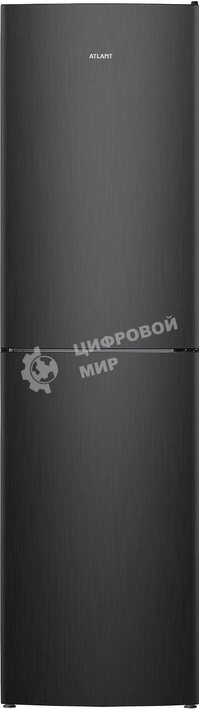 Холодильник Atlant ХМ-4625-151 черный металлик двухкамерный 205/159л морозилка снизу