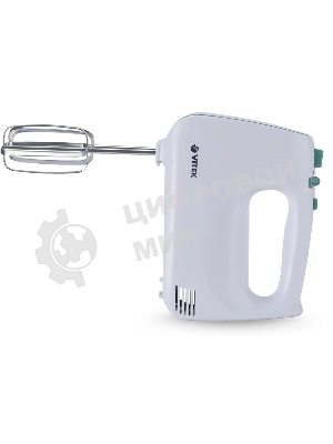 Миксер ручной Vitek VT-1490 белый/зеленый