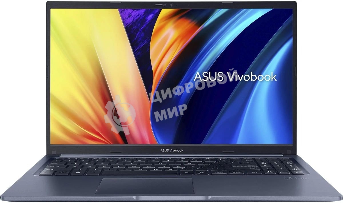 Ноутбук Asus Vivobook 15 X1502VA-BQ924 синий Core i7 13620H 16Gb SSD 512Gb Intel Iris Xe graphics 15.6