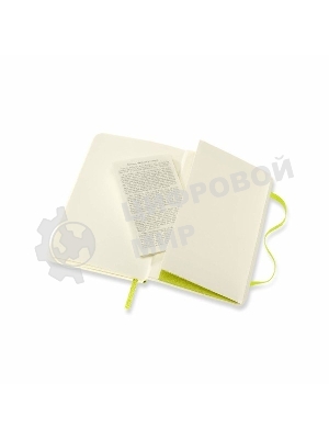 Блокнот Moleskine CLASSIC SOFT QP611C2 Pocket 90x140 мм, 192 страниц, линейка, мягкая обложка, лайм