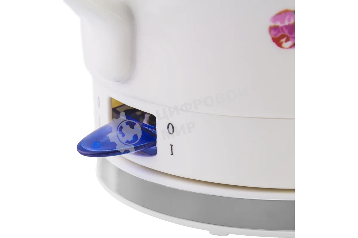 Чайник электрический Galaxy Line GL 0503 белый, керамический корпус, 1400 Вт, 1,4 л, индикатор работы, указатель максимального уровня воды