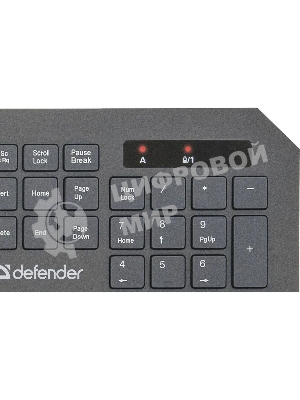 Комплект клавиатура+мышь Defender Berkeley C-925 беспроводной, USB, 1600 DPI, чёрный