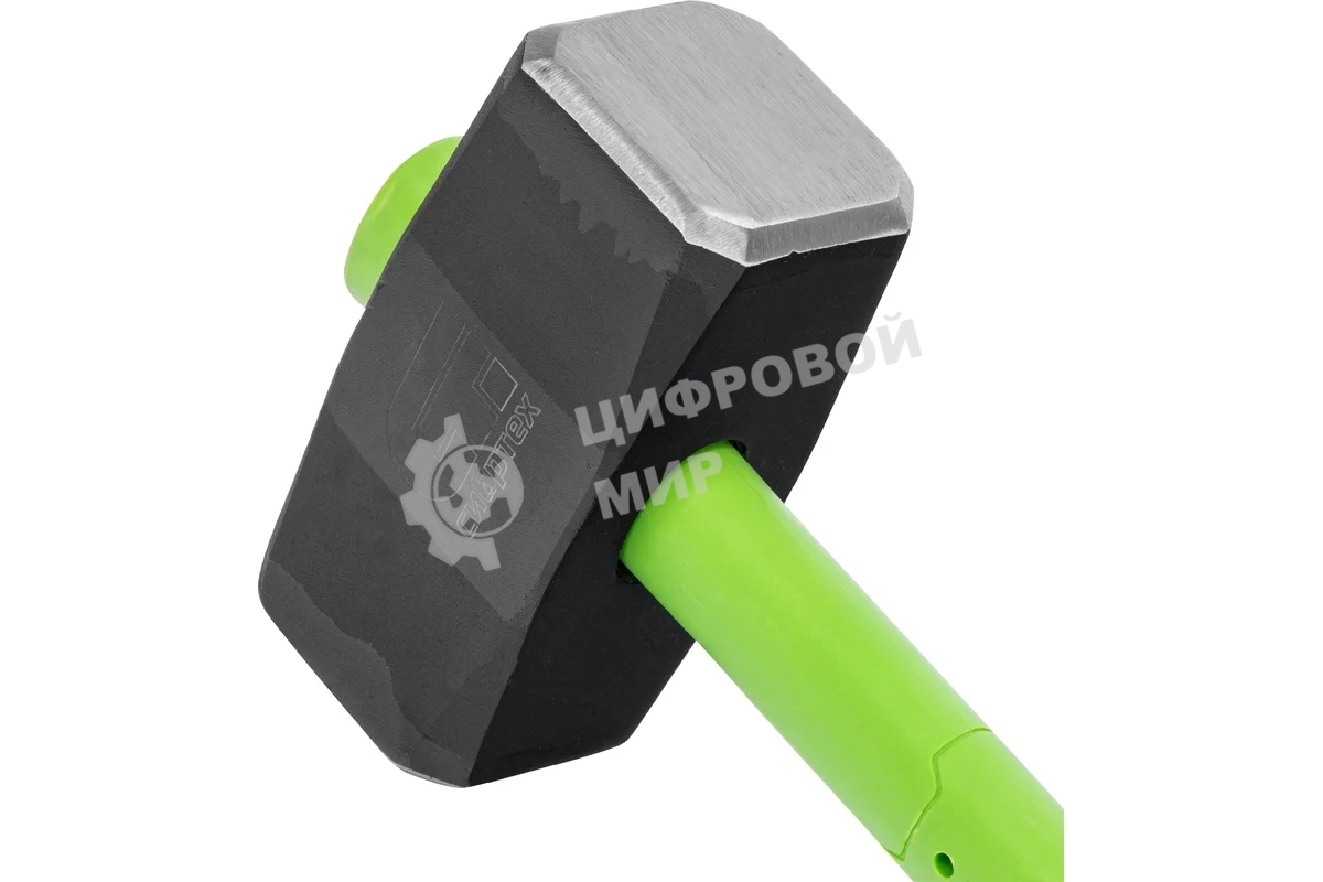 Кувалда Сибртех 9000 г, фибергласовая обрезиненная рукоятка