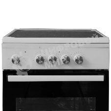 Плита электрическая De Luxe 506004.14ES белый, конфорок 4 шт, духовка 54 л, 50 см x 87 см x 60 см