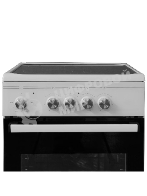 Плита электрическая De Luxe 506004.14ES белый, конфорок 4 шт, духовка 54 л, 50 см x 87 см x 60 см