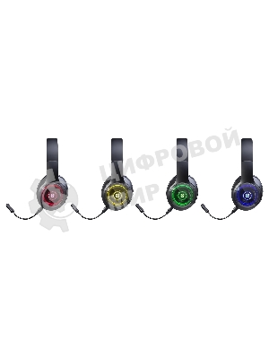 Гарнитура Defender FreeMotion B400 чёрный, беспроводная, Bluetooth, до 32 ч, подсветка