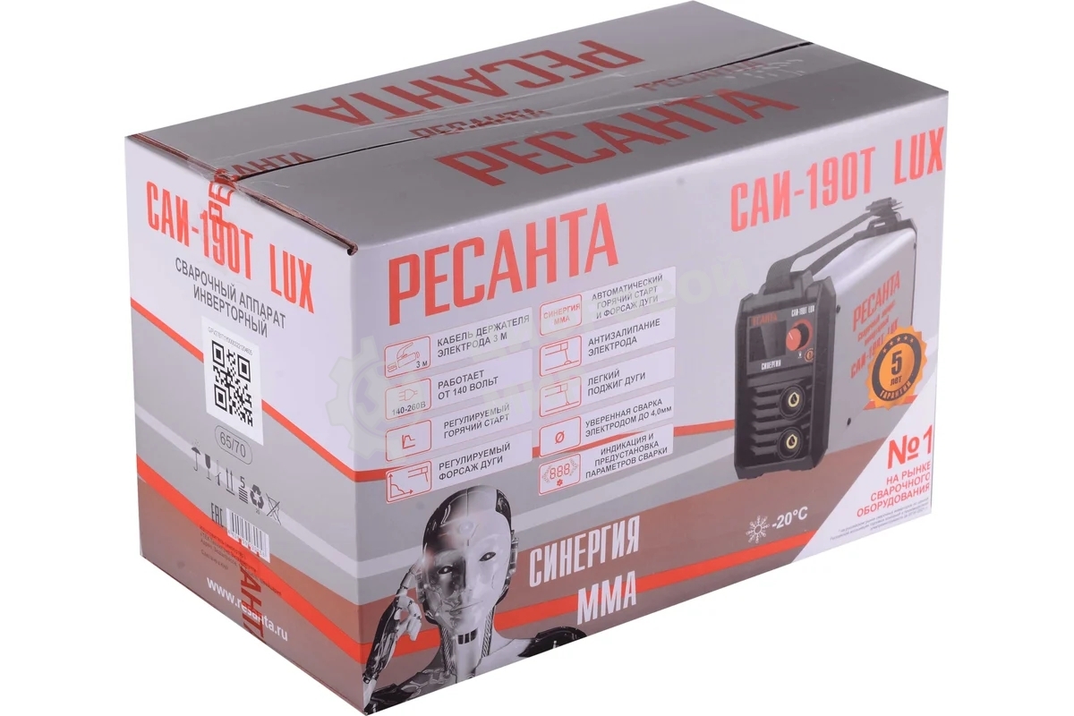 Сварочный аппарат инверторный Ресанта САИ-190ТLUX