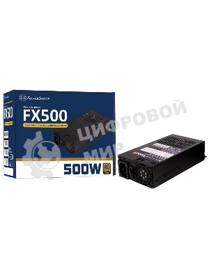 Блок питания Silverstone SST-FX500-G Retail, 500Вт, 80 PLUS Gold, 40мм, черный