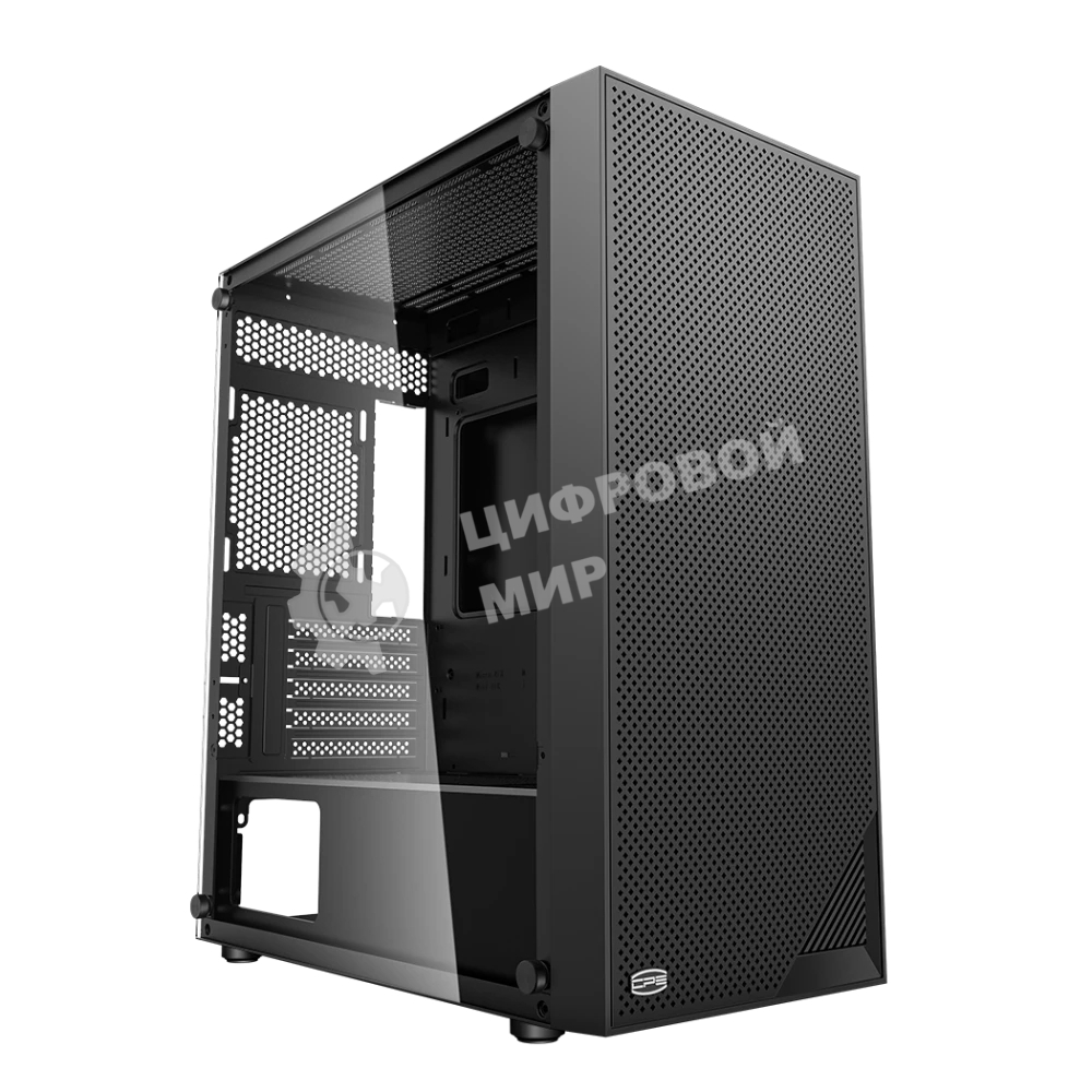 Компьютерный корпус PcCooler C3B310 BK черный без БП mATX 2xUSB3.0 audio bott PSU