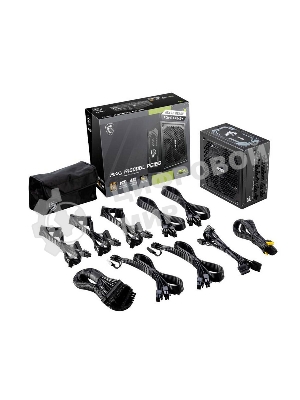 Блок питания MSI MAG A1000GL PCIE5 1000W, 80+ Gold, полностью модульный, ATX 3.0, PCIE5, RTL