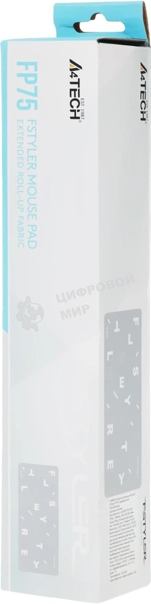 Коврик для мыши A4Tech FStyler FP75 серый/белый 750x300x2мм