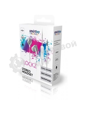 Проводные наушники Smartbuy Lockz черный, внутриканальные, Jack 3.5 мм