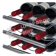 Винный шкаф CASO WineDuett Touch 21 черный, 60 л, 2 отсека, 21 бут., класс B