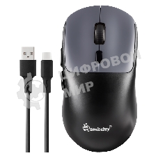 Мышь игровая беспроводная Dual BT+USB с зарядкой Smartbuy X7 черно-синяя (SBM777DSG) /40.  